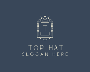 Elegant Royal Shield logo design