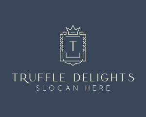 Elegant Royal Shield logo design