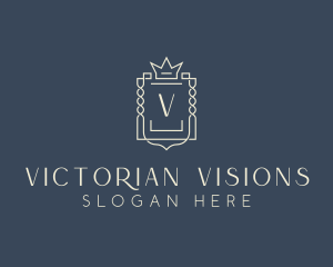 Elegant Royal Shield logo design