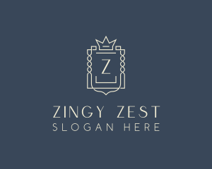 Elegant Royal Shield logo design