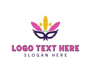 Mardi Gras Decorative Mask logo