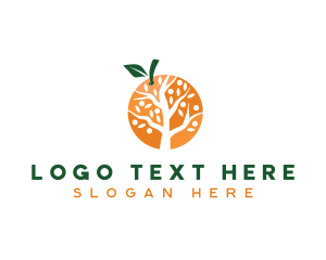 Modern Orange Tree logo