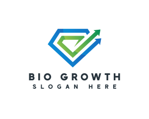 Diamond Investment Growth logo design