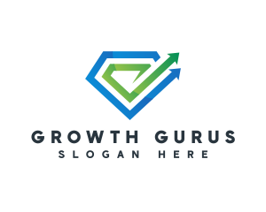 Diamond Investment Growth logo design