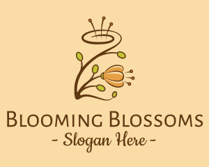 Flower Bloom Plant logo design