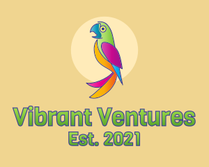 Colorful Parrot Bird  logo design