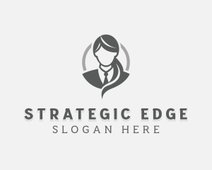 Female Administrative Consultant logo