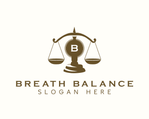 Legal Justice Scale logo design