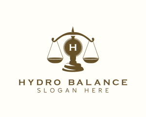 Law Justice Scale logo design