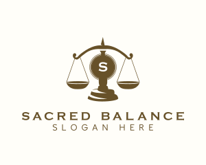 Law Justice Scale logo design