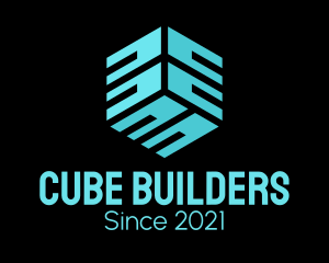 Tech Cyber Cube  logo design