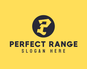 Yellow Letter P logo design