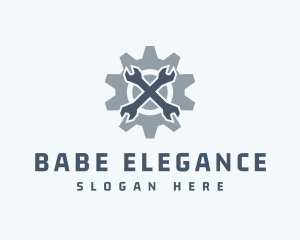 Mechanical Wrench Repair logo design