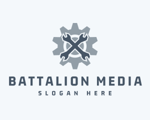 Mechanical Wrench Repair logo design