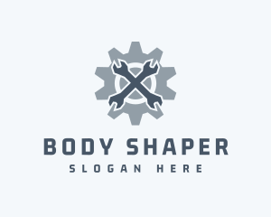 Mechanical Wrench Repair logo design