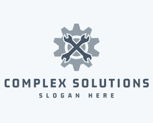 Mechanical Wrench Repair logo design