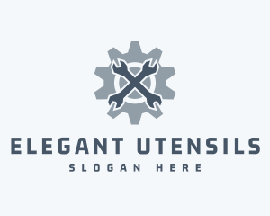 Mechanical Wrench Repair logo design