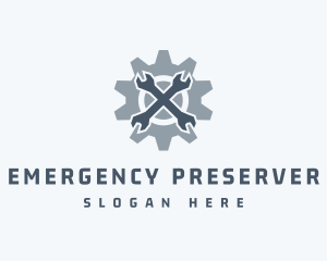 Mechanical Wrench Repair logo design