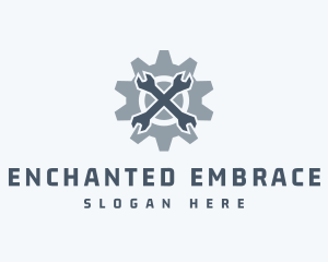 Mechanical Wrench Repair logo design