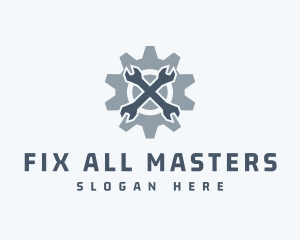 Mechanical Wrench Repair logo design