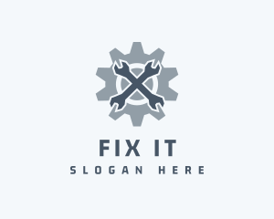 Mechanical Wrench Repair logo design