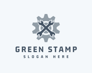 Mechanical Wrench Repair logo design