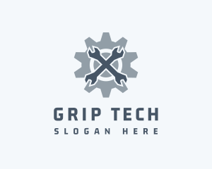 Mechanical Wrench Repair logo design