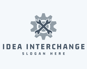 Mechanical Wrench Repair logo design