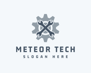 Mechanical Wrench Repair logo design