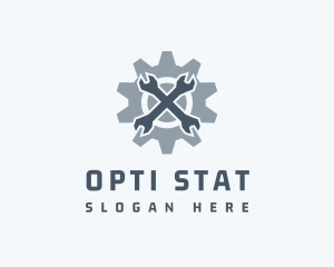 Mechanical Wrench Repair logo design