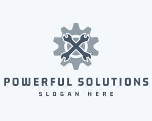 Mechanical Wrench Repair logo design