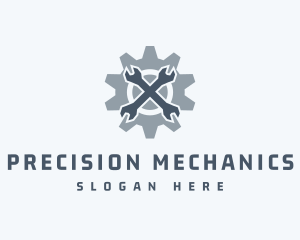 Mechanical Wrench Repair logo design