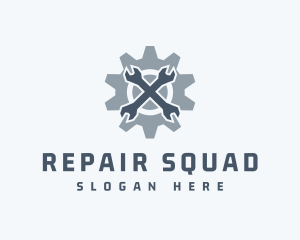 Mechanical Wrench Repair logo design