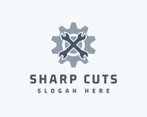 Mechanical Wrench Repair logo design