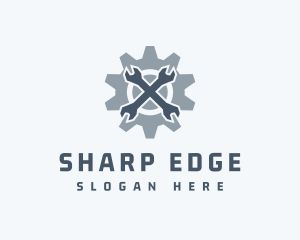 Mechanical Wrench Repair logo design