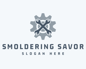 Mechanical Wrench Repair logo design