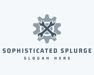 Mechanical Wrench Repair logo design