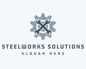 Mechanical Wrench Repair logo design