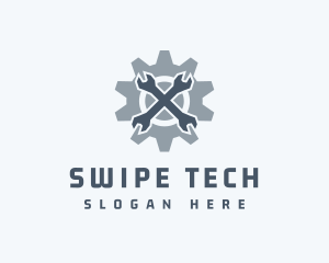 Mechanical Wrench Repair logo design