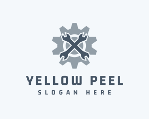 Mechanical Wrench Repair logo design