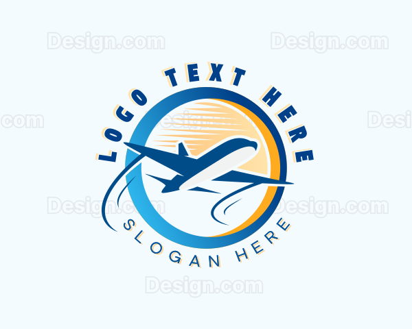 Airplane Travel Agency Logo