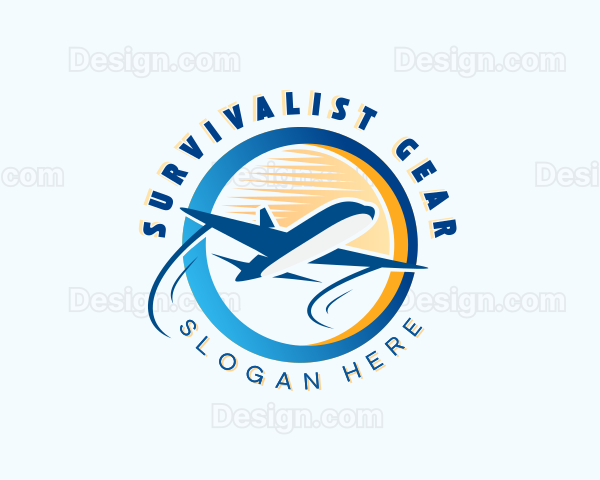 Airplane Travel Agency Logo