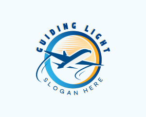 Airplane Travel Agency logo design