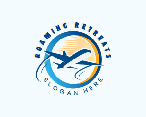 Airplane Travel Agency logo design