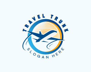 Airplane Travel Agency logo design