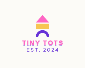 Children Toy Blocks logo design