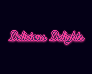 Light Glow Script logo