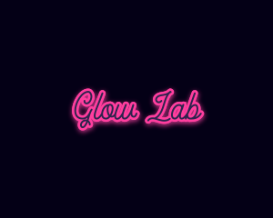 Light Glow Script logo