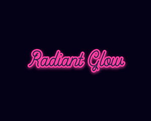 Light Glow Script logo