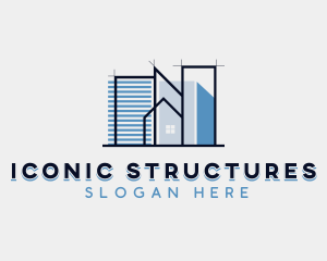 Architectural Building Structure logo design